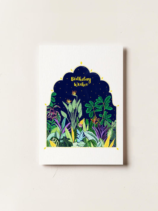 Tropical Birthday Wishes Card