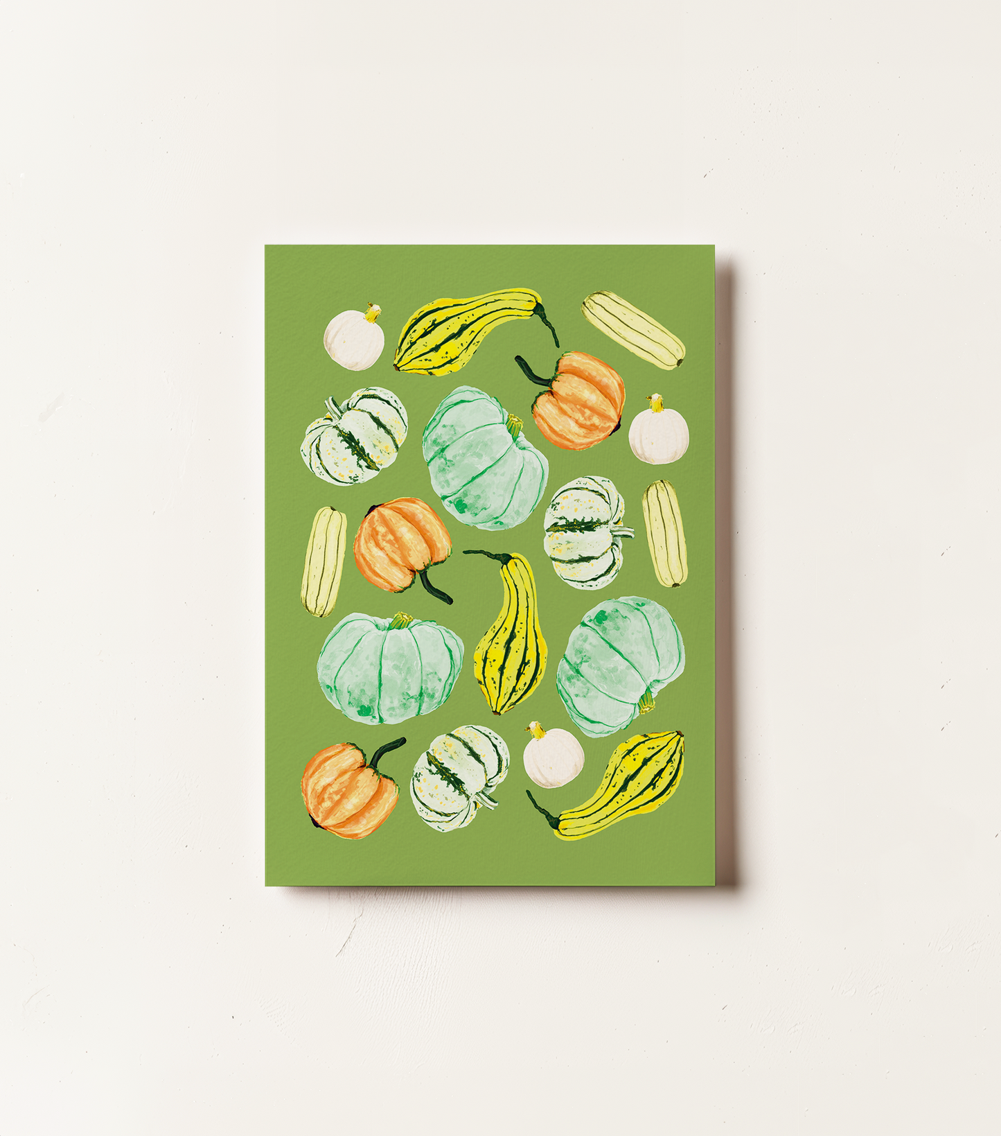 Pumpkins and Gourds Card