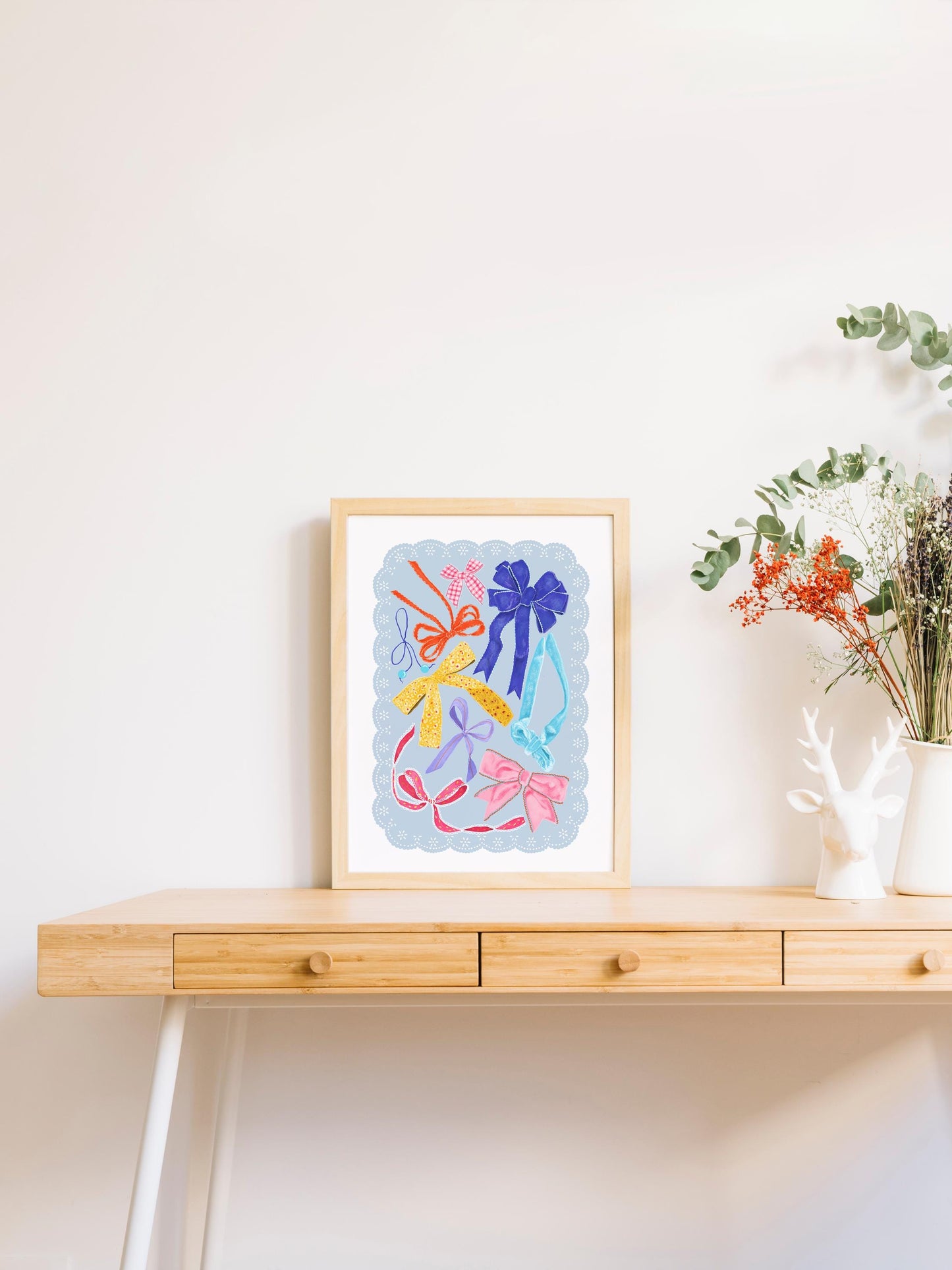 Pretty Bows Art Print