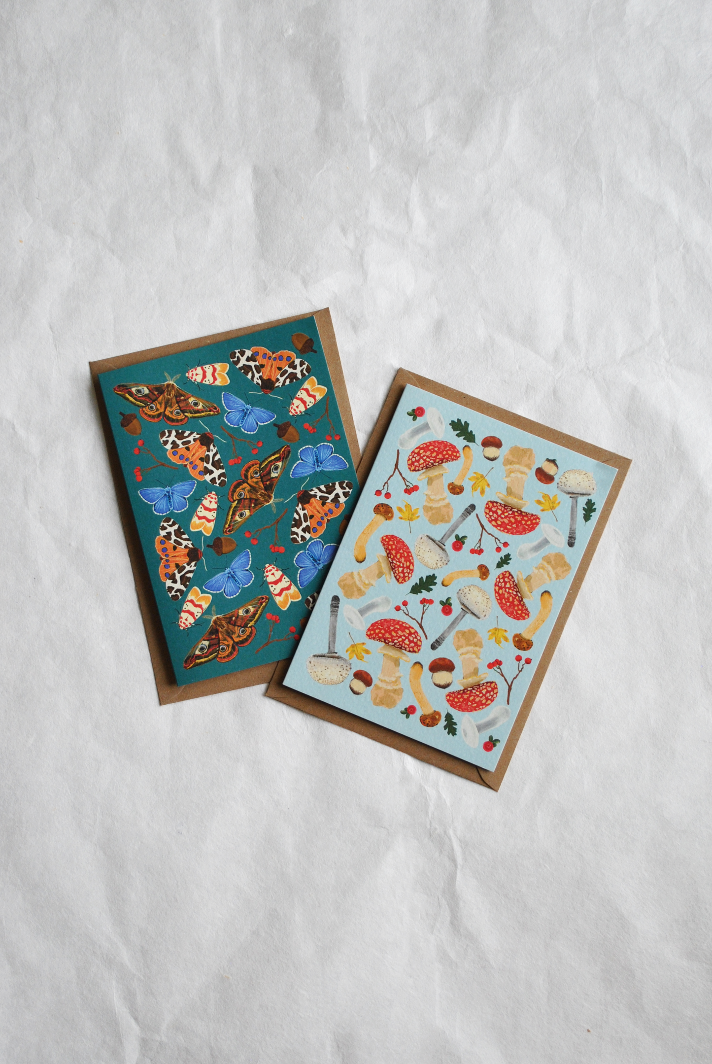 Text-free | Moths Card