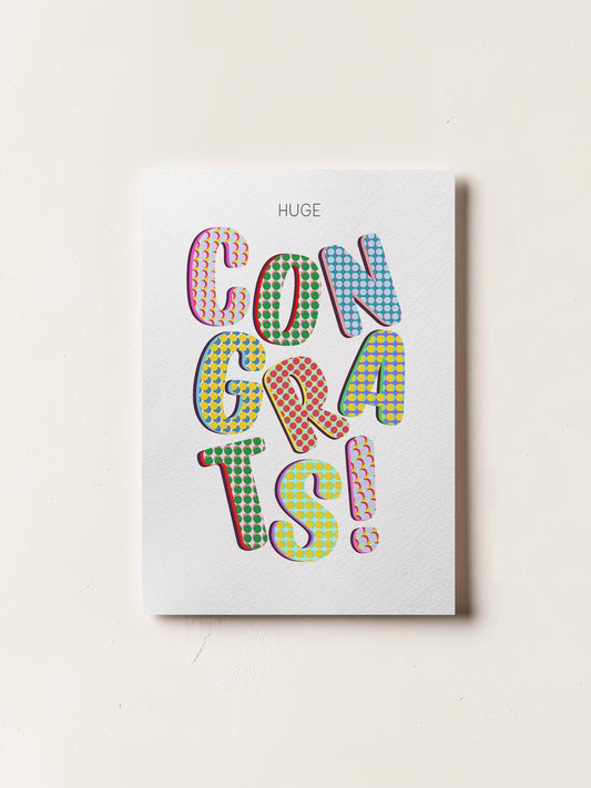 Huge Congrats Card