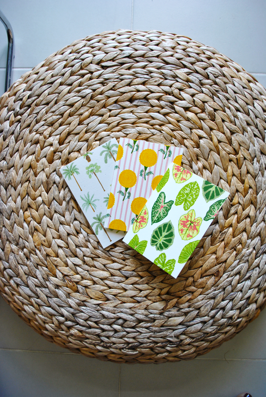 Text-free | Elephant Ears Leaves Card