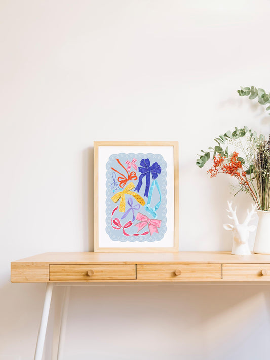 Pretty Bows Art Print