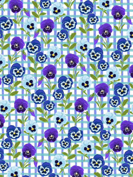 Garden Pansies Gift Wrap