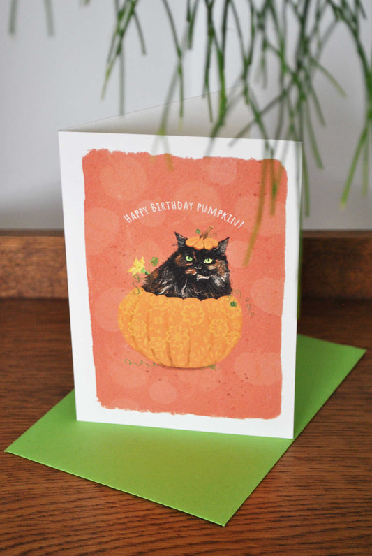 Birthday | Happy Birthday Pumpkin Card