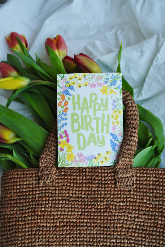 Birthday | Floral Happy Birthday Card